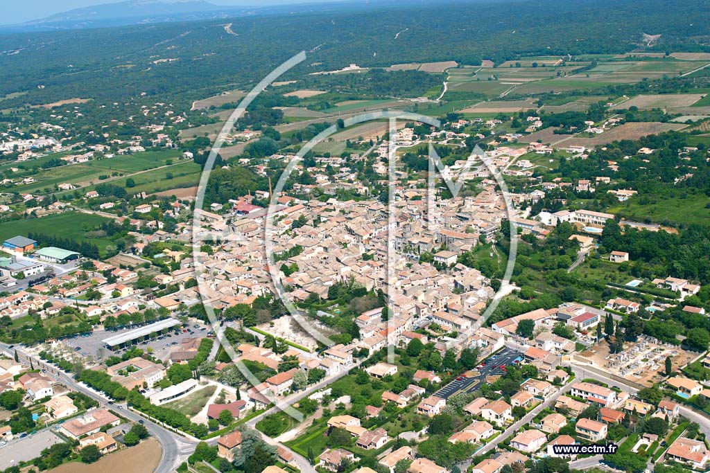 Photo arienne de Saint Quentin La Poterie