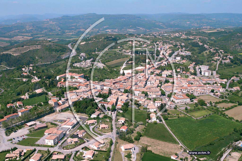 Photo aérienne - Villeneuve-de-Berg