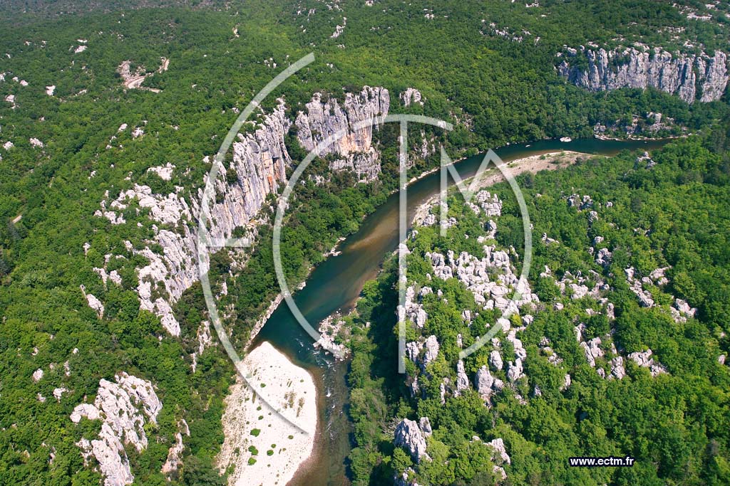 Photo aérienne de Gorges du Chassezac