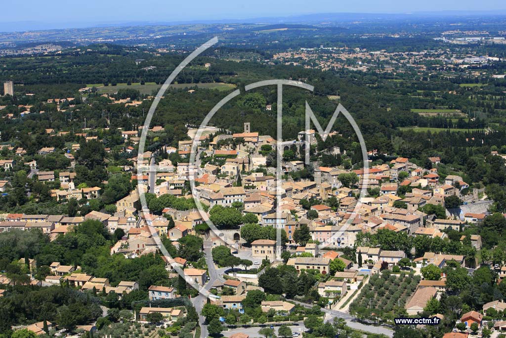 Photo arienne de Chateauneuf de Gadagne