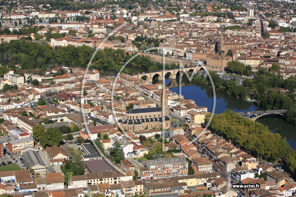 Photo arienne de Montauban  - le Treil