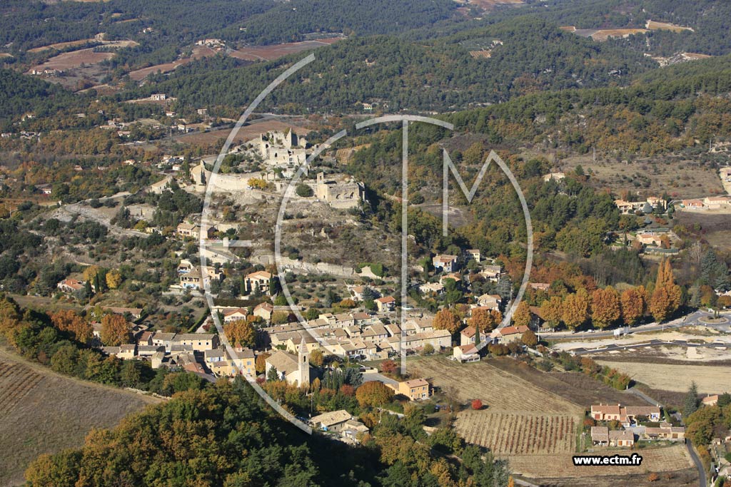 Photo aérienne - Entrechaux