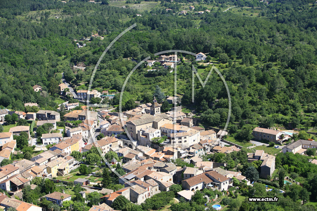 Photo aérienne - Laurac-en-Vivarais