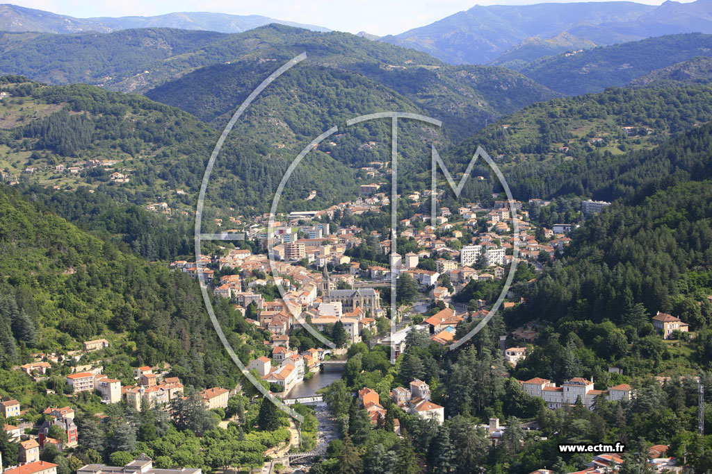 Photo aérienne - Vals-les-Bains