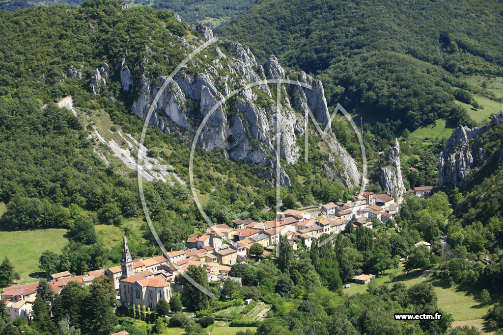 Photo arienne de Barbieres