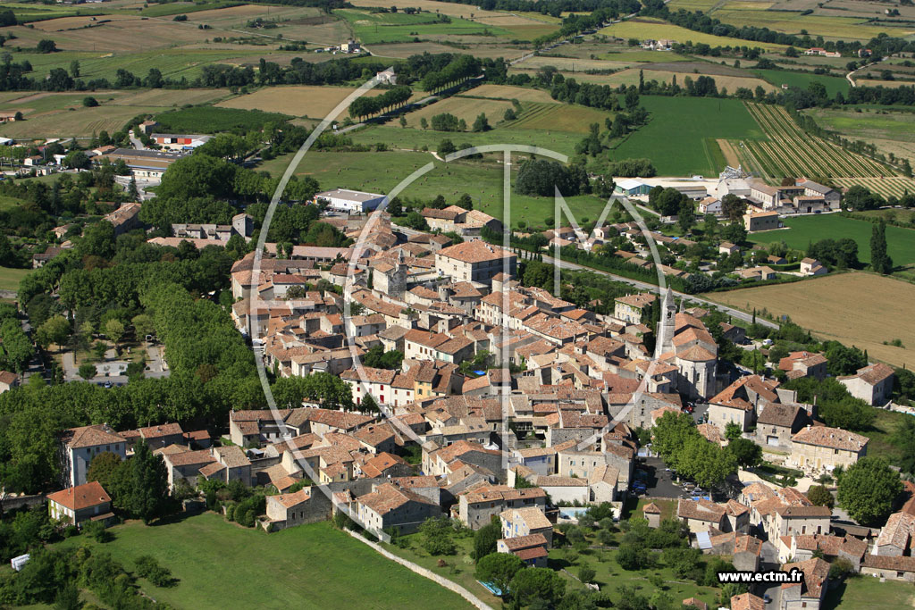 Photo aérienne - Barjac