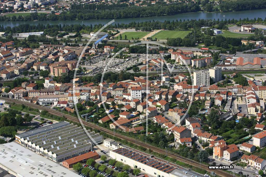 Photo aérienne - Bourg-lès-Valence