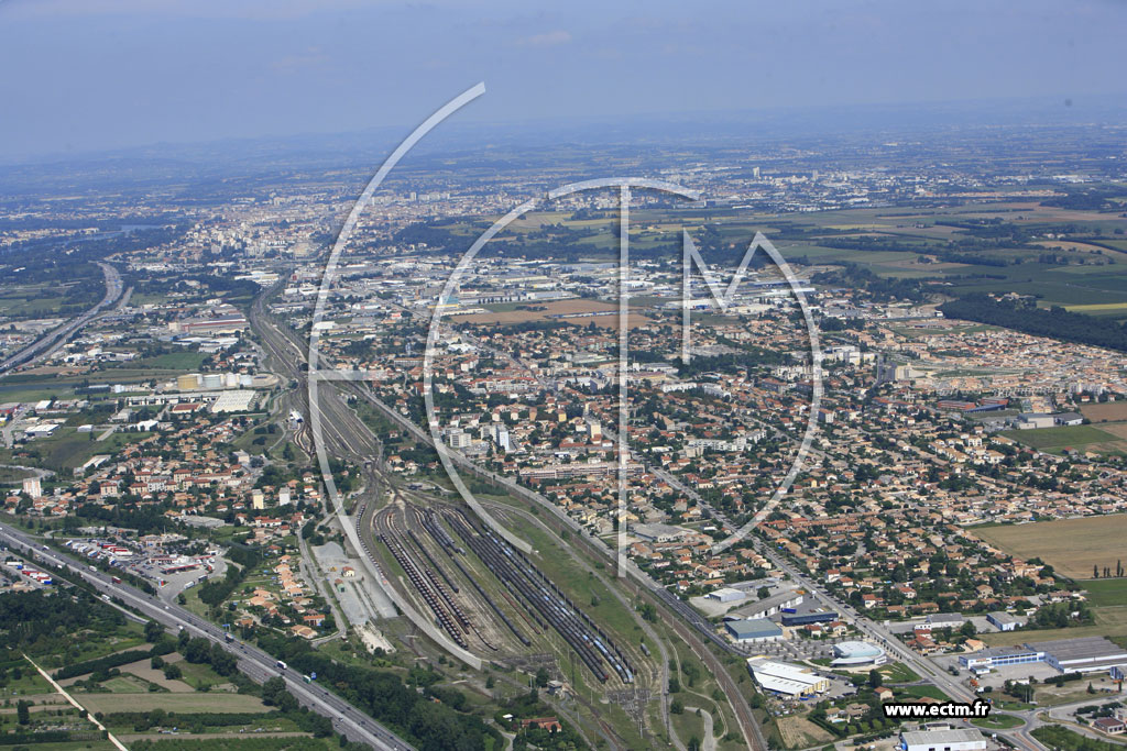 Photo aérienne - Portes-lès-Valence