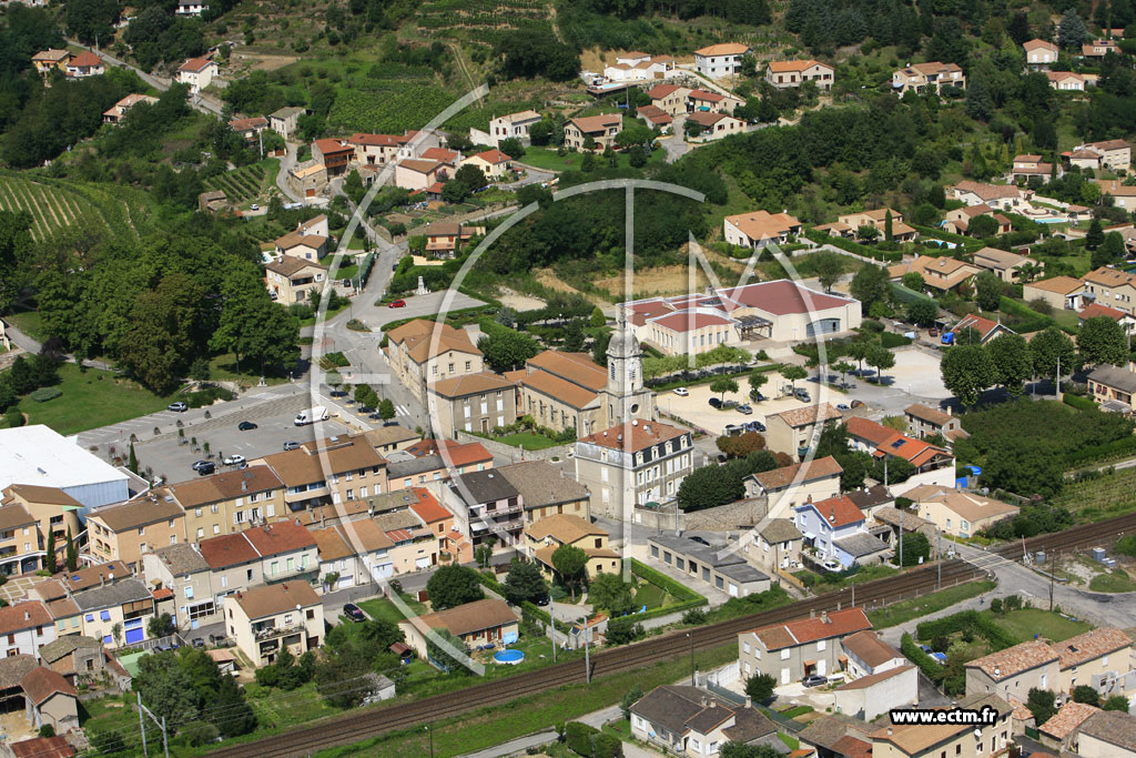 Photo arienne de Saint Jean de Muzols