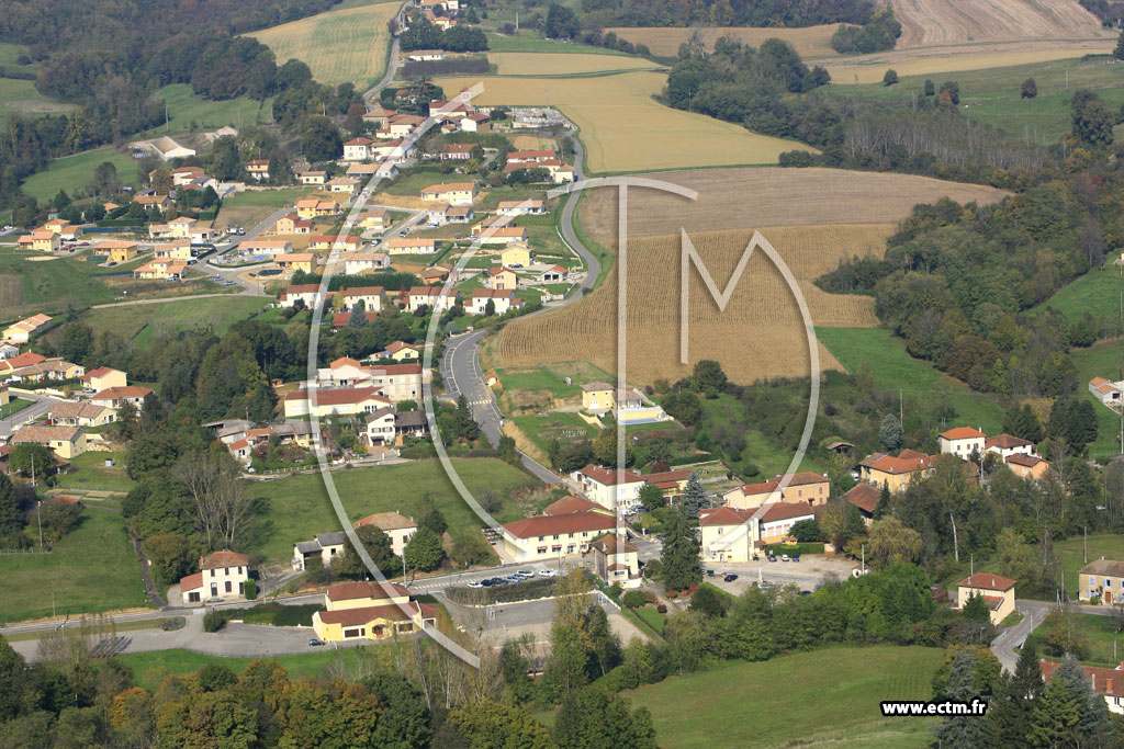 Photo arienne de La Chapelle de Surieu