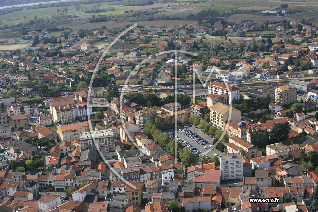 Photo arienne de Le Peage de Roussillon