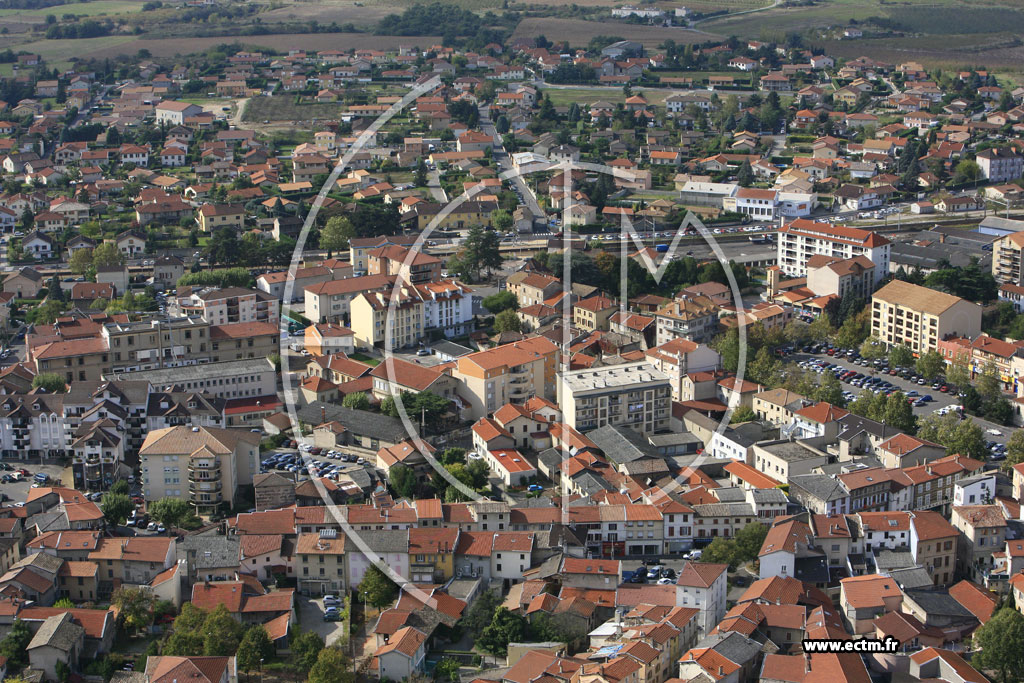 Photo arienne de Le Peage de Roussillon