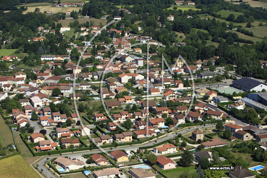 Photo aérienne - Villieu-Loyes-Mollon