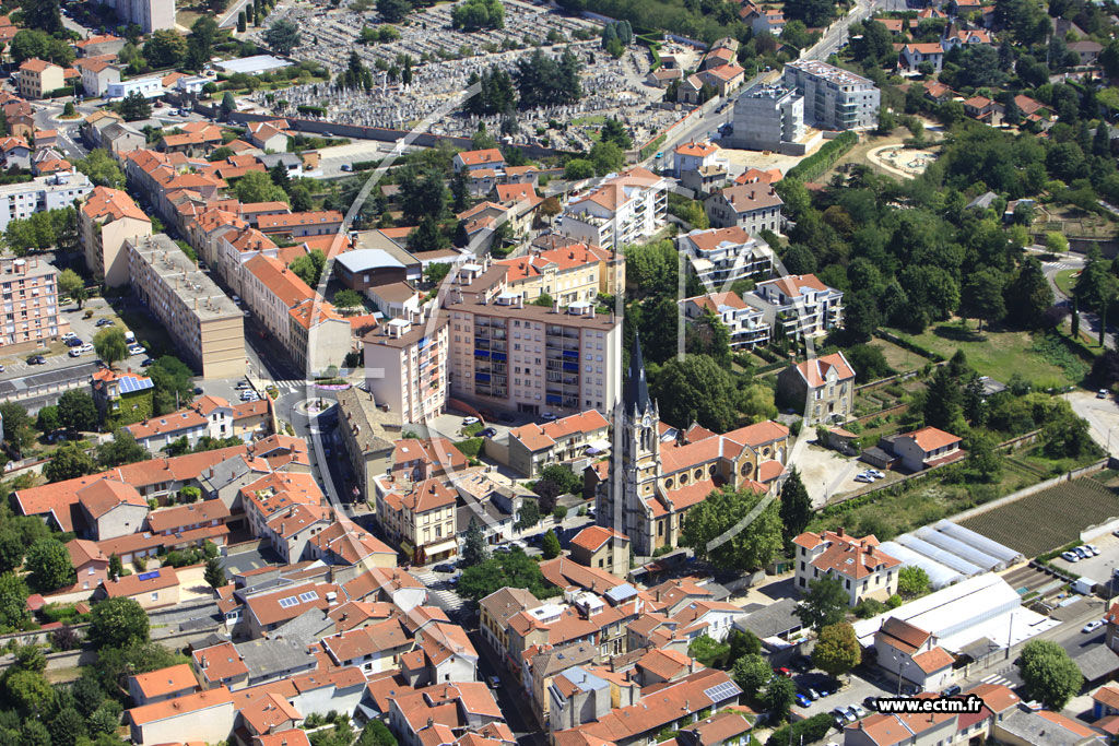 Photo aérienne - Caluire-et-Cuire