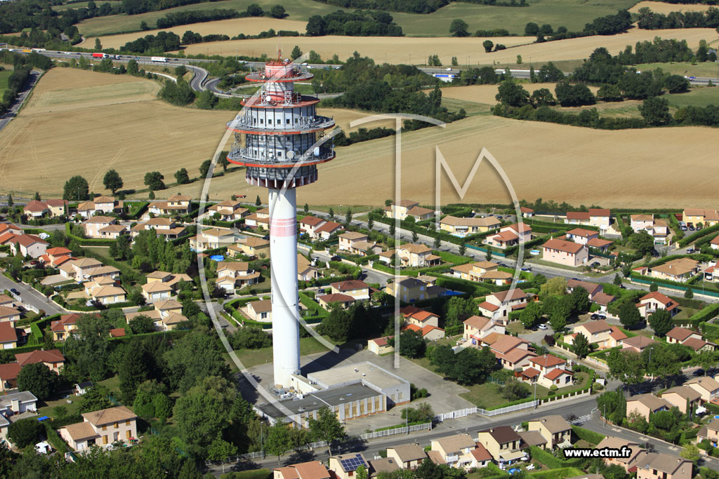 Photo arienne de Chassieu (Chemin de Brigneux)