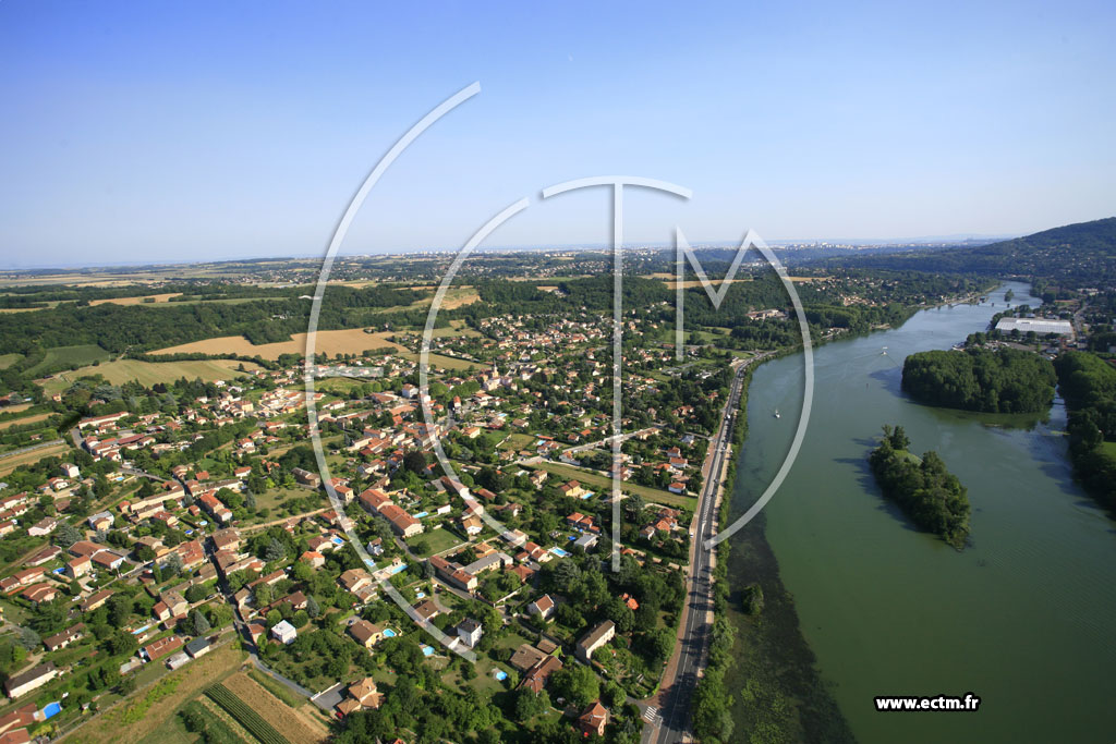 Photo aérienne - Fleurieu-sur-Saône