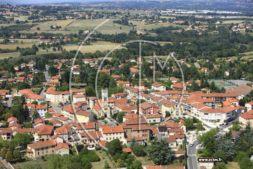 Photo arienne de Grzieu-la-Varenne