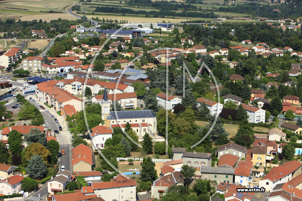 Photo arienne de La Tour-de-Salvagny