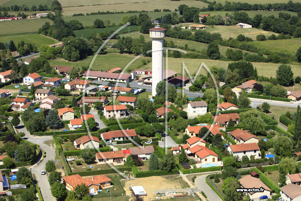 Photo arienne de Ambrieux-en-Dombes