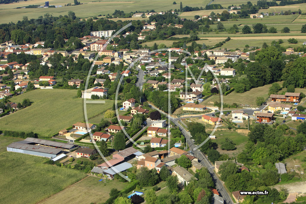 Photo aérienne - Fareins