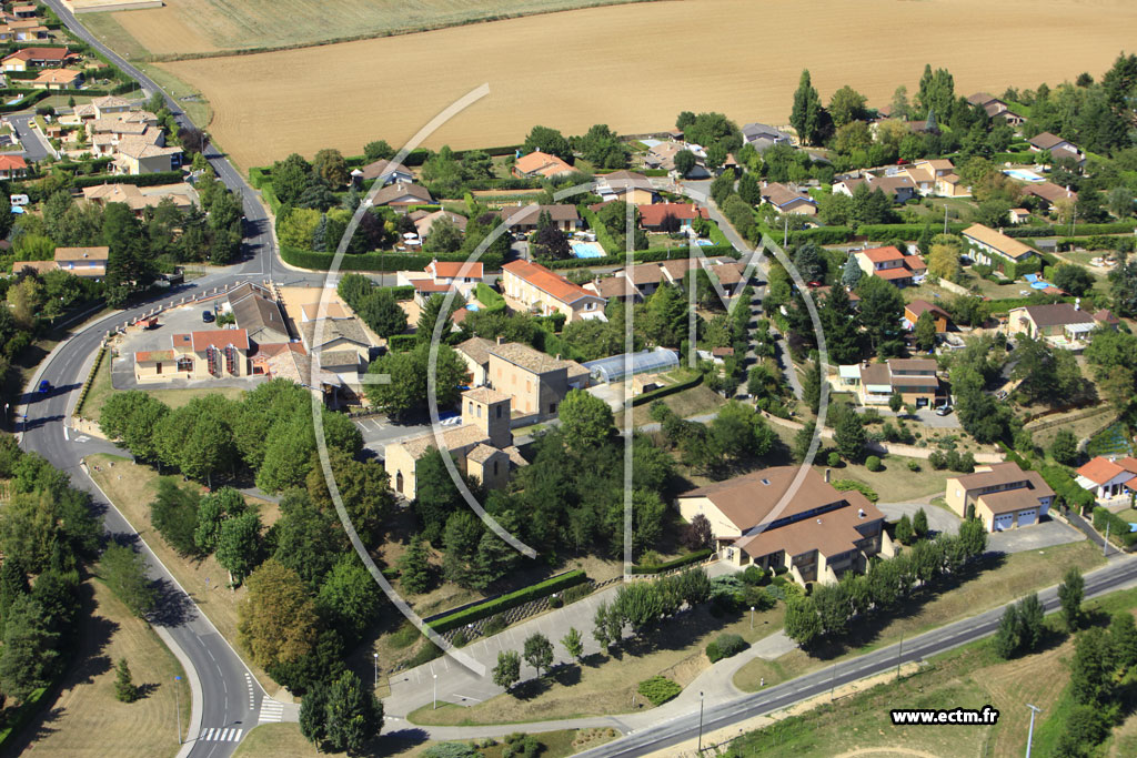 Photo aérienne - Massieux