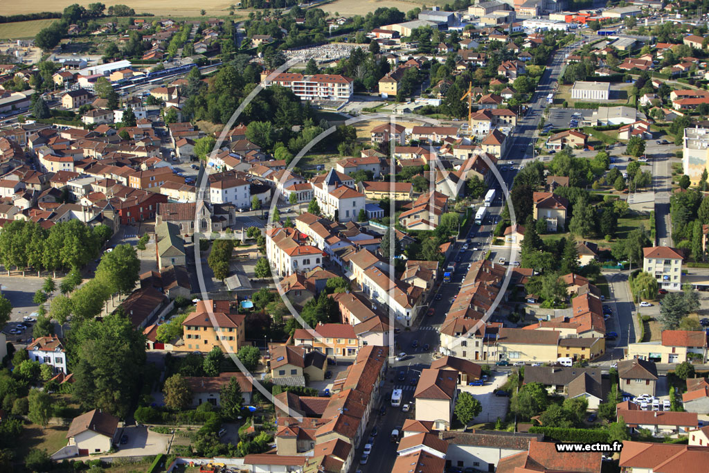 Photo arienne de Villars-les-Dombes