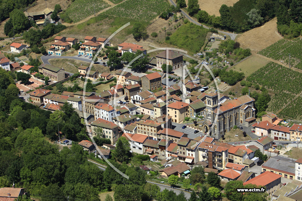 Photo arienne de Saint-Clment-sur-Valsonne