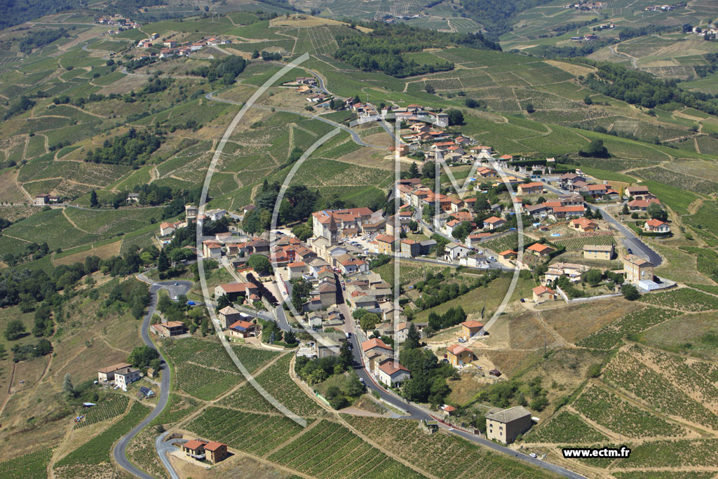 Photo aérienne - Vaux-en-Beaujolais