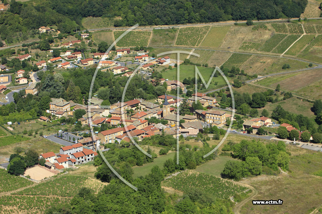 Photo arienne de Ville sur Jarnioux