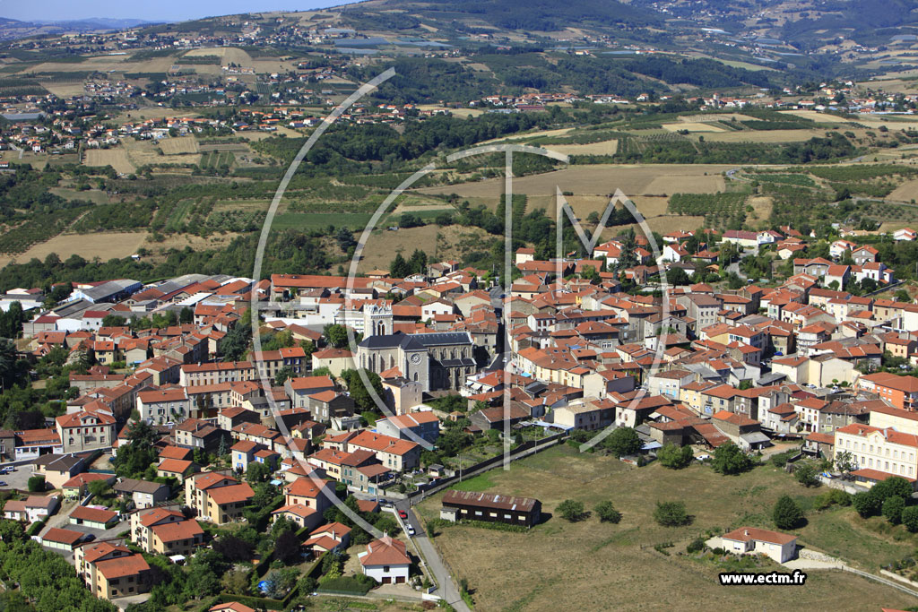 Photo aérienne - Saint-Martin-la-Plaine