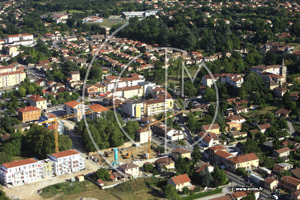 Photo aérienne - Saint-Bonnet-de-Mure