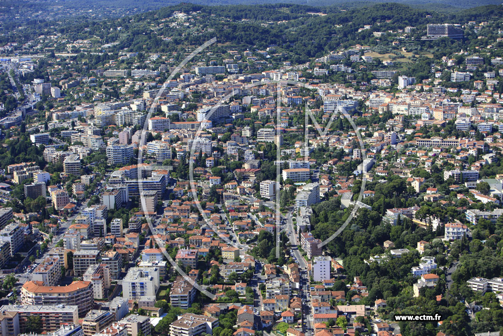 Photo arienne de Le Cannet (boulevard Sadi Carnot)