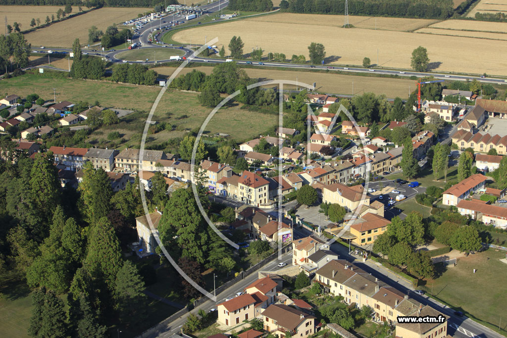 Photo arienne de Saint-Alban-de-Roche