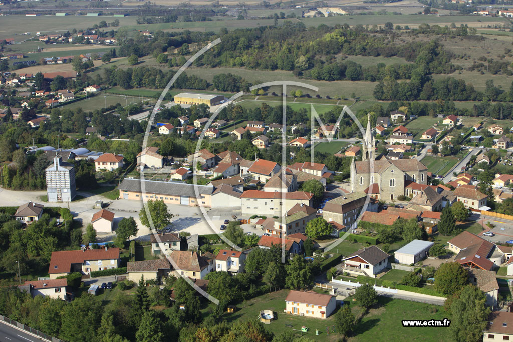 Photo arienne de Saint-Victor-de-Cessieu