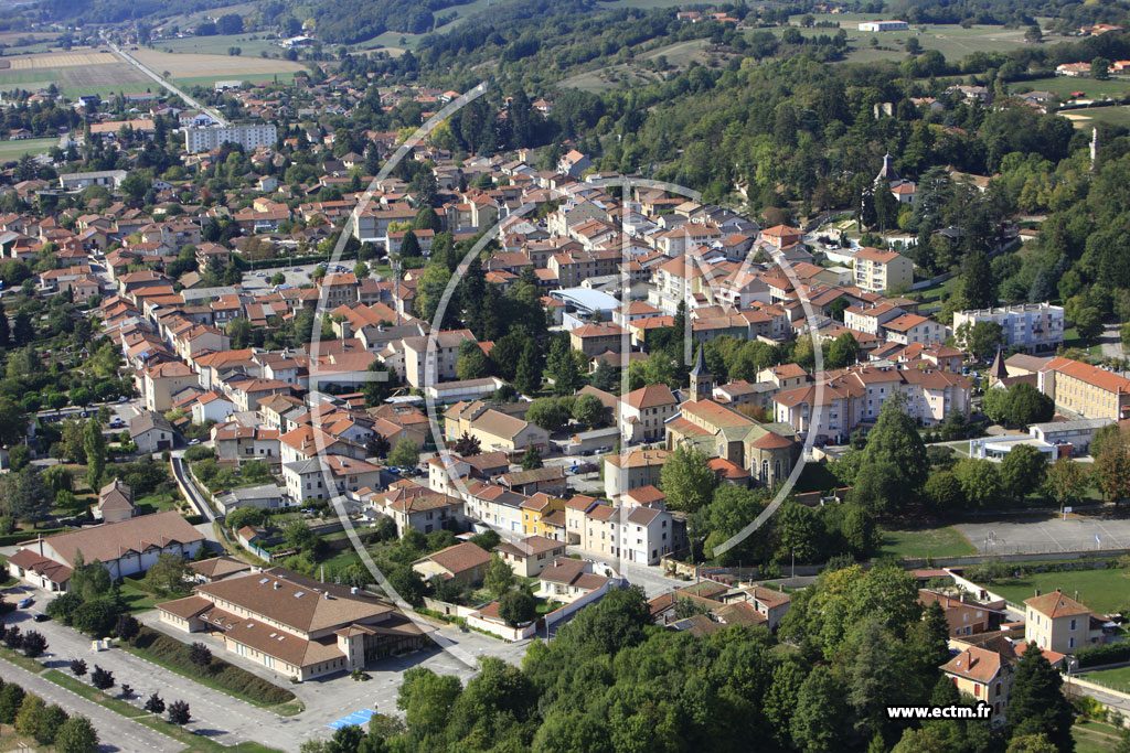 Photo arienne de Saint-Jean-de-Bournay