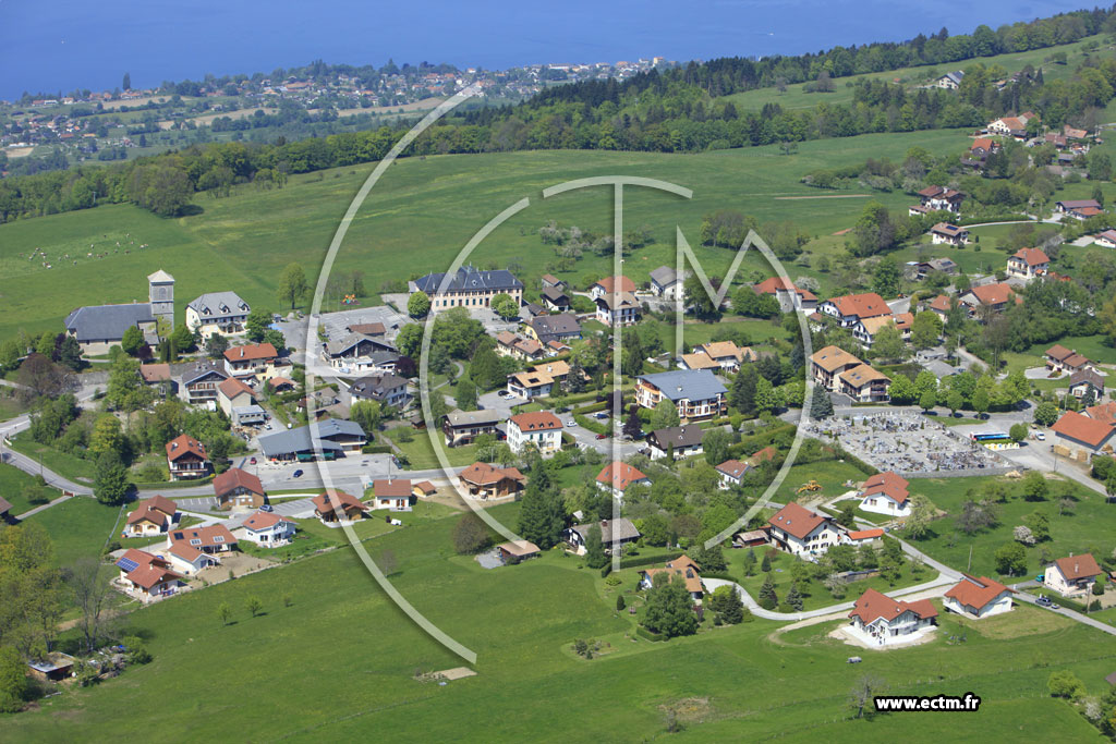 Photo arienne de Saint-Paul-en-Chablais