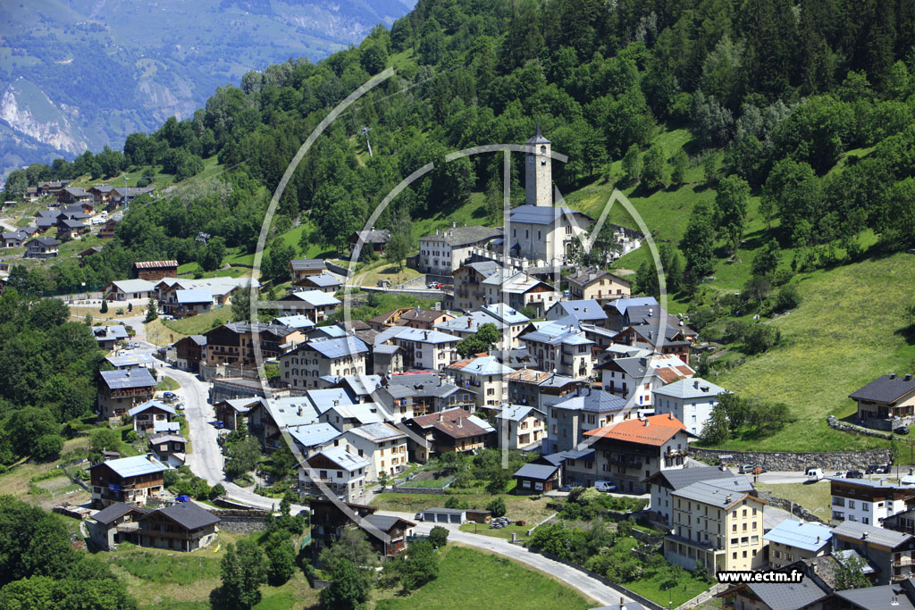 Photo aérienne - Peisey-Nancroix