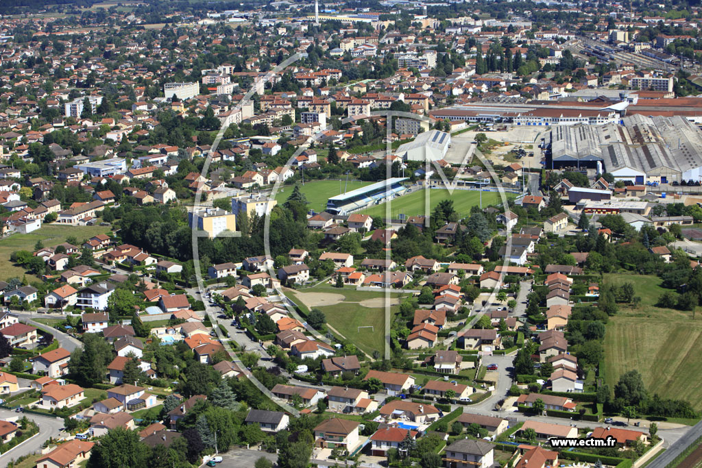 Photo aérienne - Péronnas