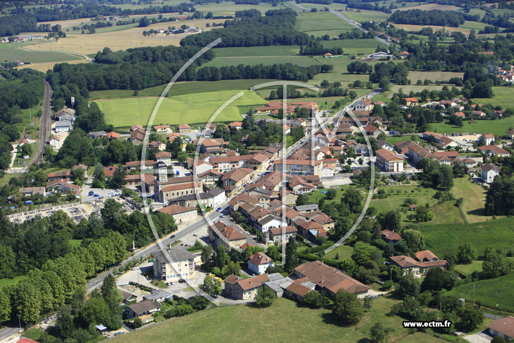 Photo arienne de Saint-tienne-du-Bois