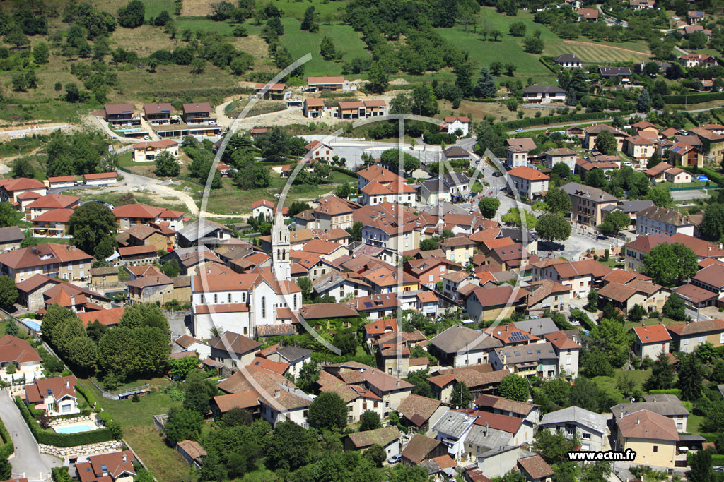 Photo arienne de Saint-Jean-de-Moirans