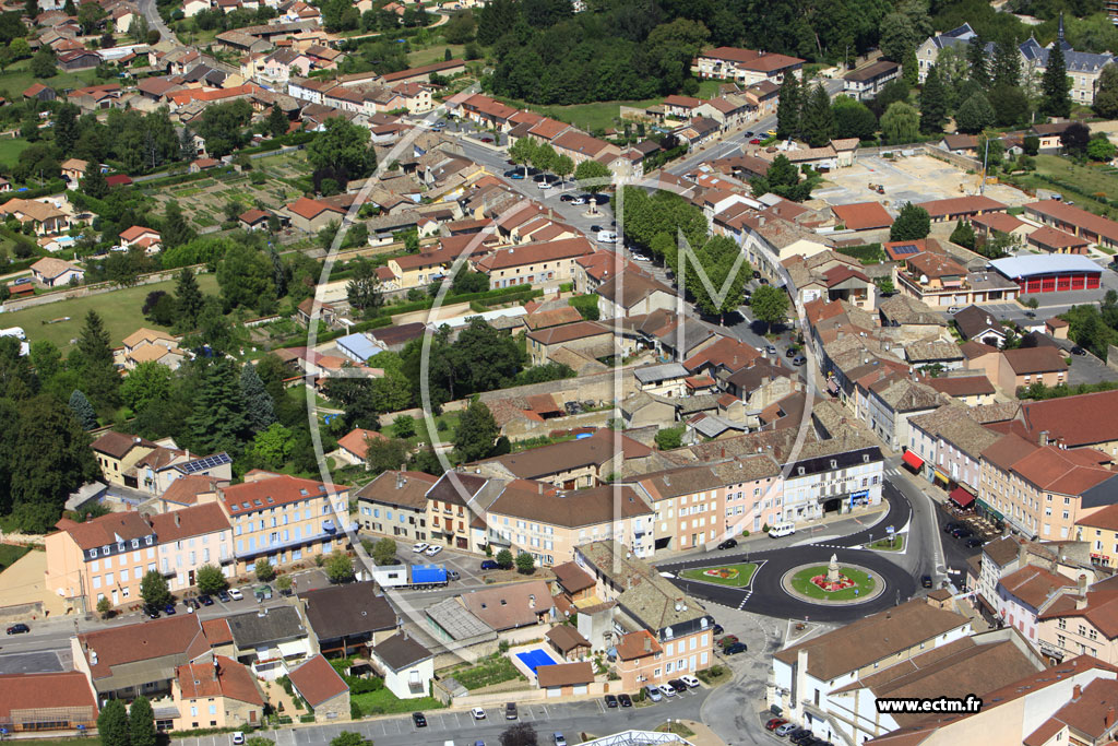 Photo arienne de Pont-de-Vaux