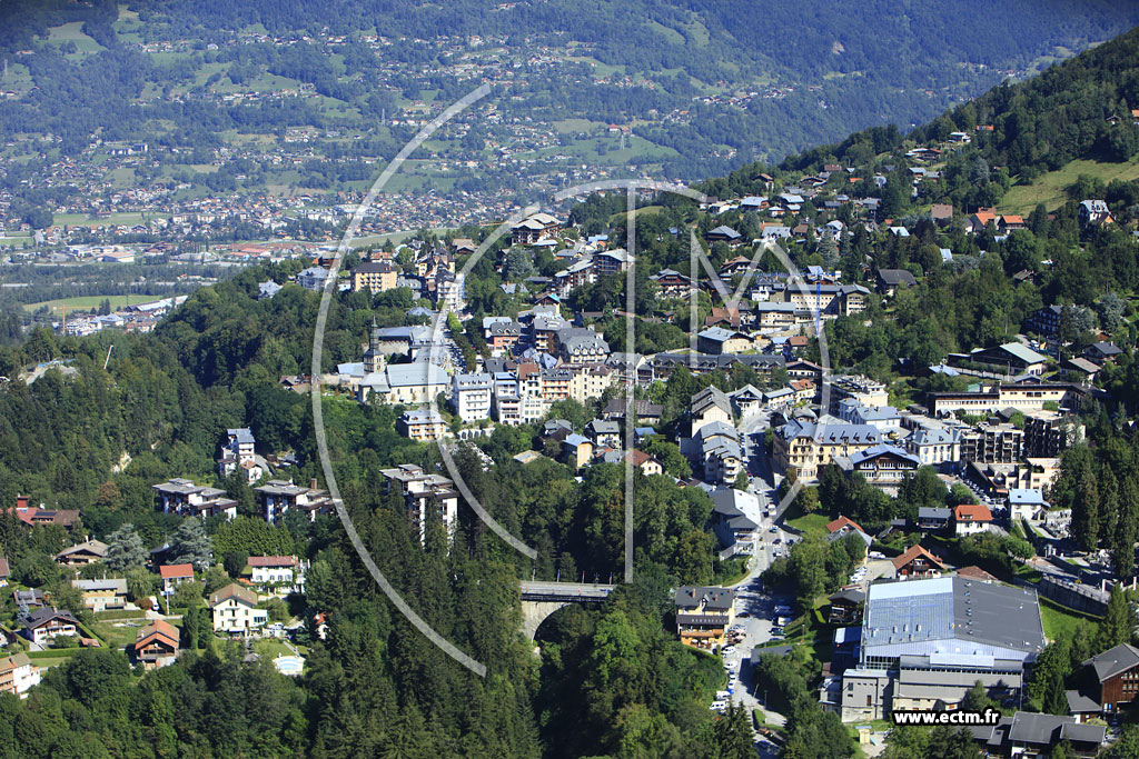 Photo arienne de Saint-Gervais-les-Bains