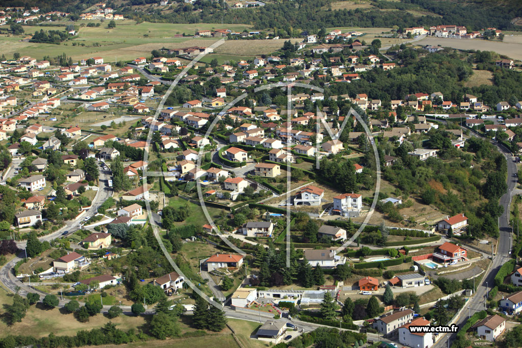 Photo arienne de La Grand-Croix (Faubourg de Couzon)