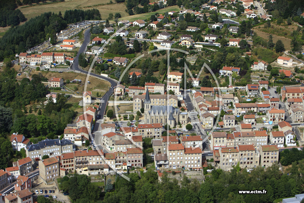 Photo arienne de La Sauve-sur-Semne