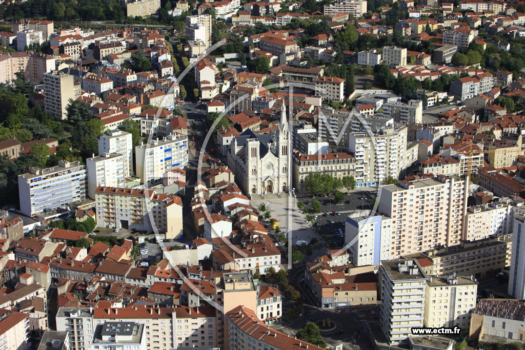 Photo arienne de Saint-Chamond (Centre)