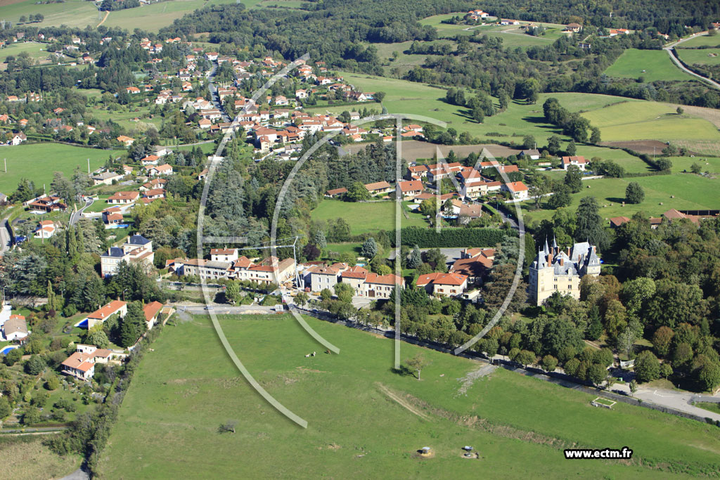 Photo arienne de Saint-Bonnet-les-Oules