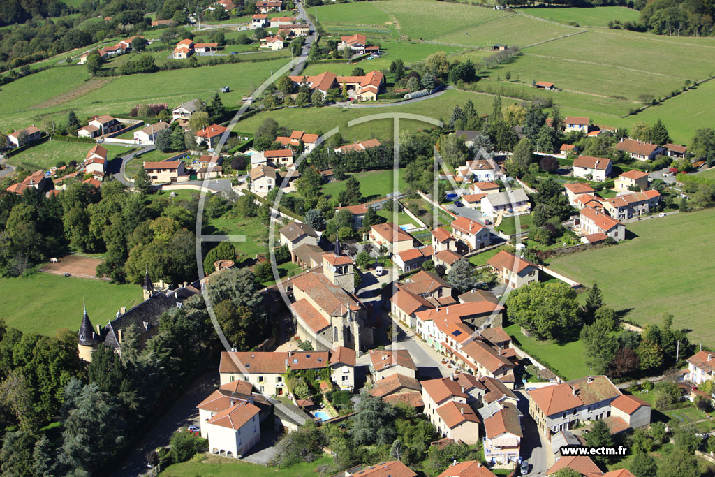 Photo aérienne - Saint-Médard-en-Forez