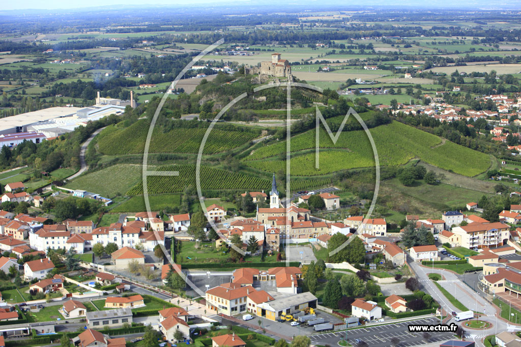 Photo arienne de Saint-Romain-le-Puy