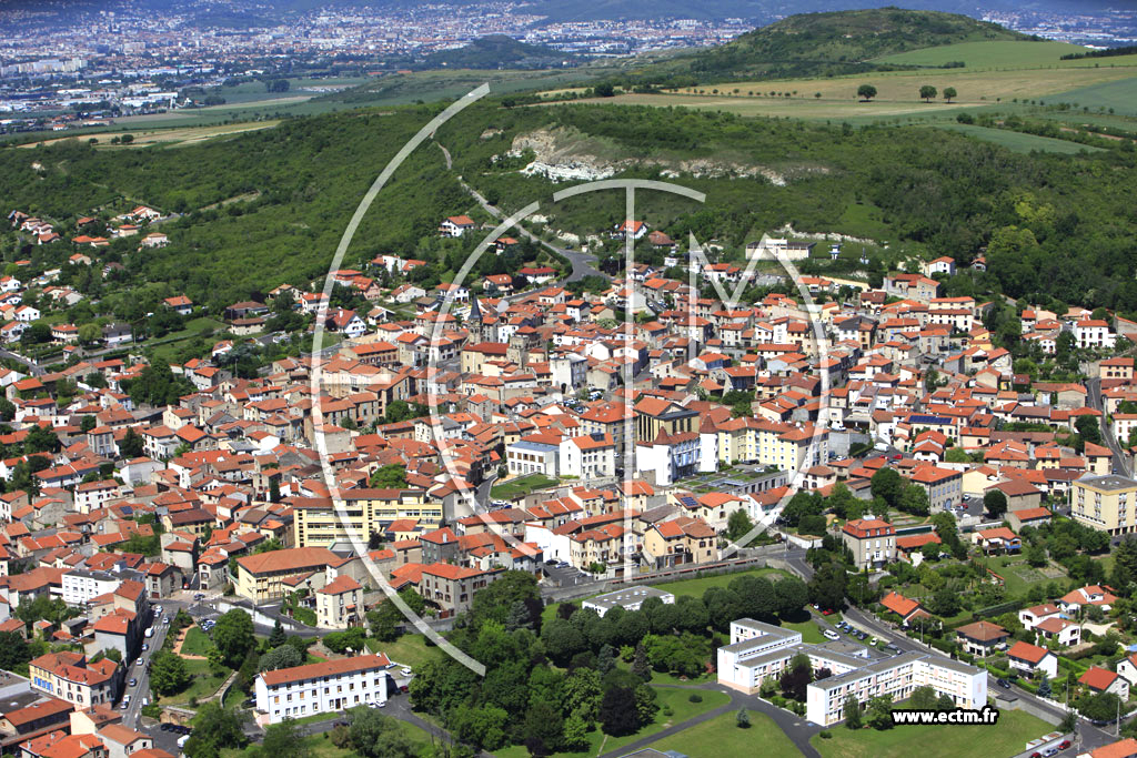 Photo arienne de Cournon-D'Auvergne