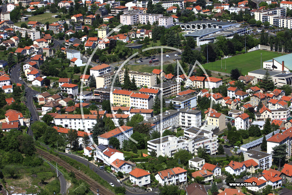 Photo arienne de Clermont-Ferrand (Quartier des Salins)